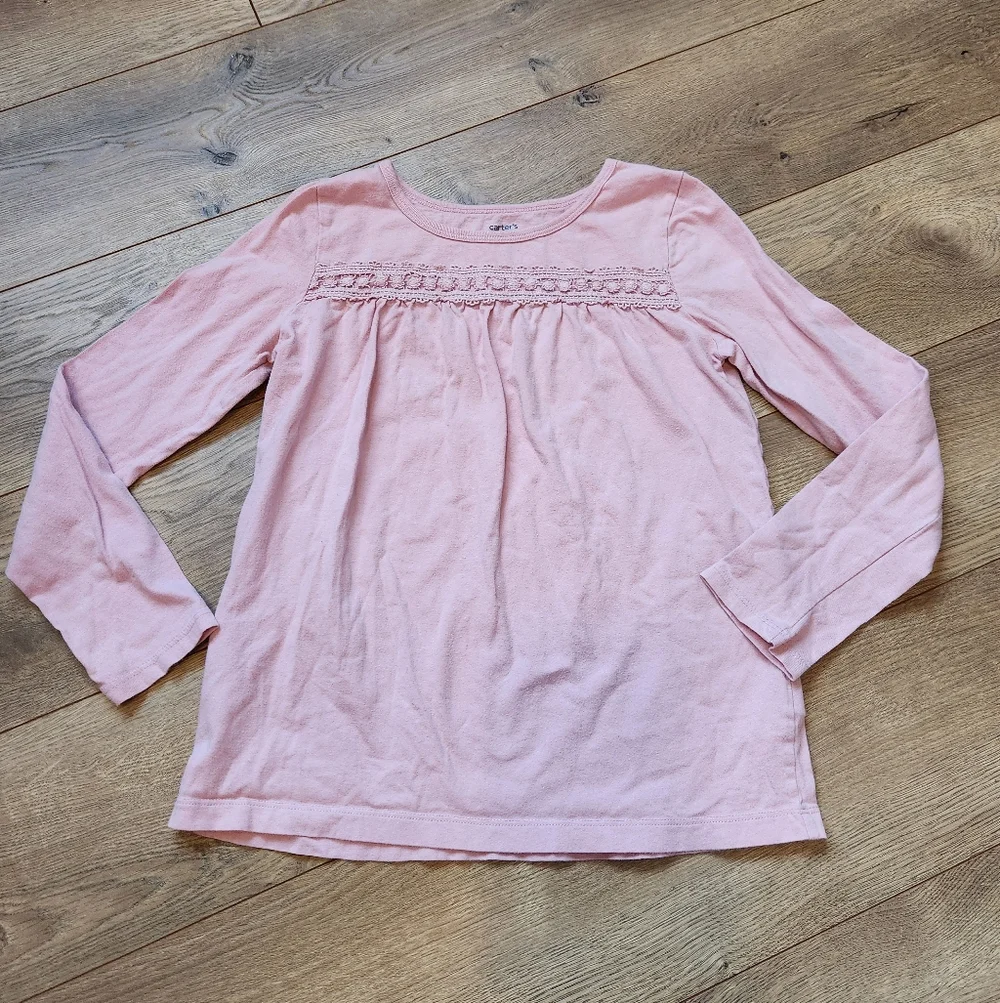 Carter's Size 12 Girls Pink Blouse